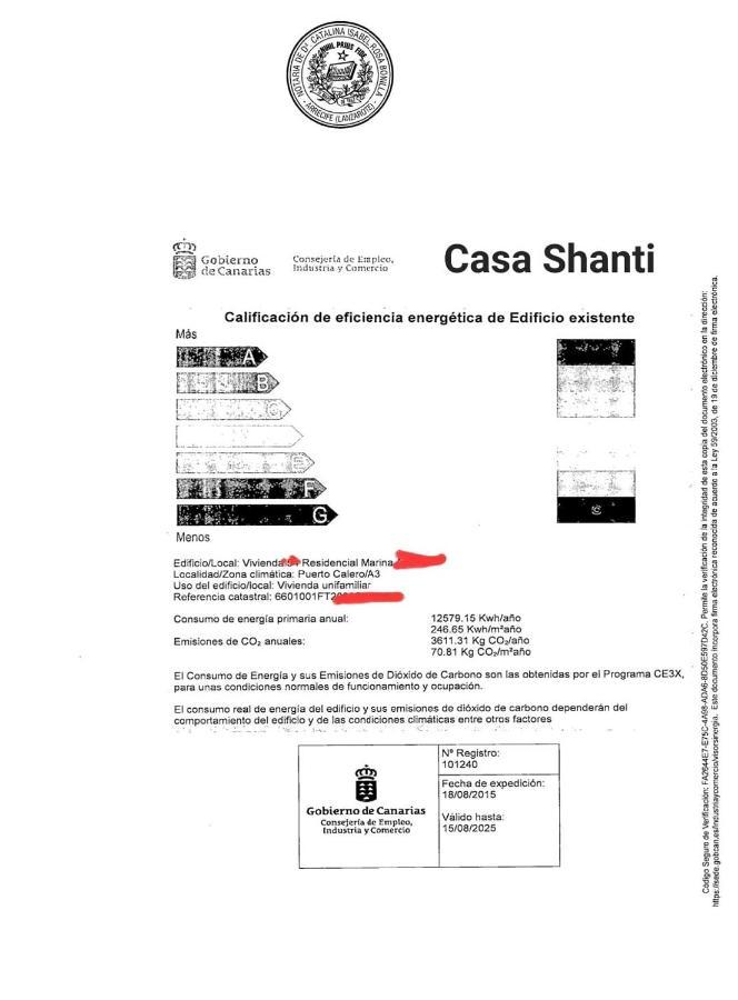 Vivienda Vacacional Casa Shanti 푸에르토카레로 외부 사진
